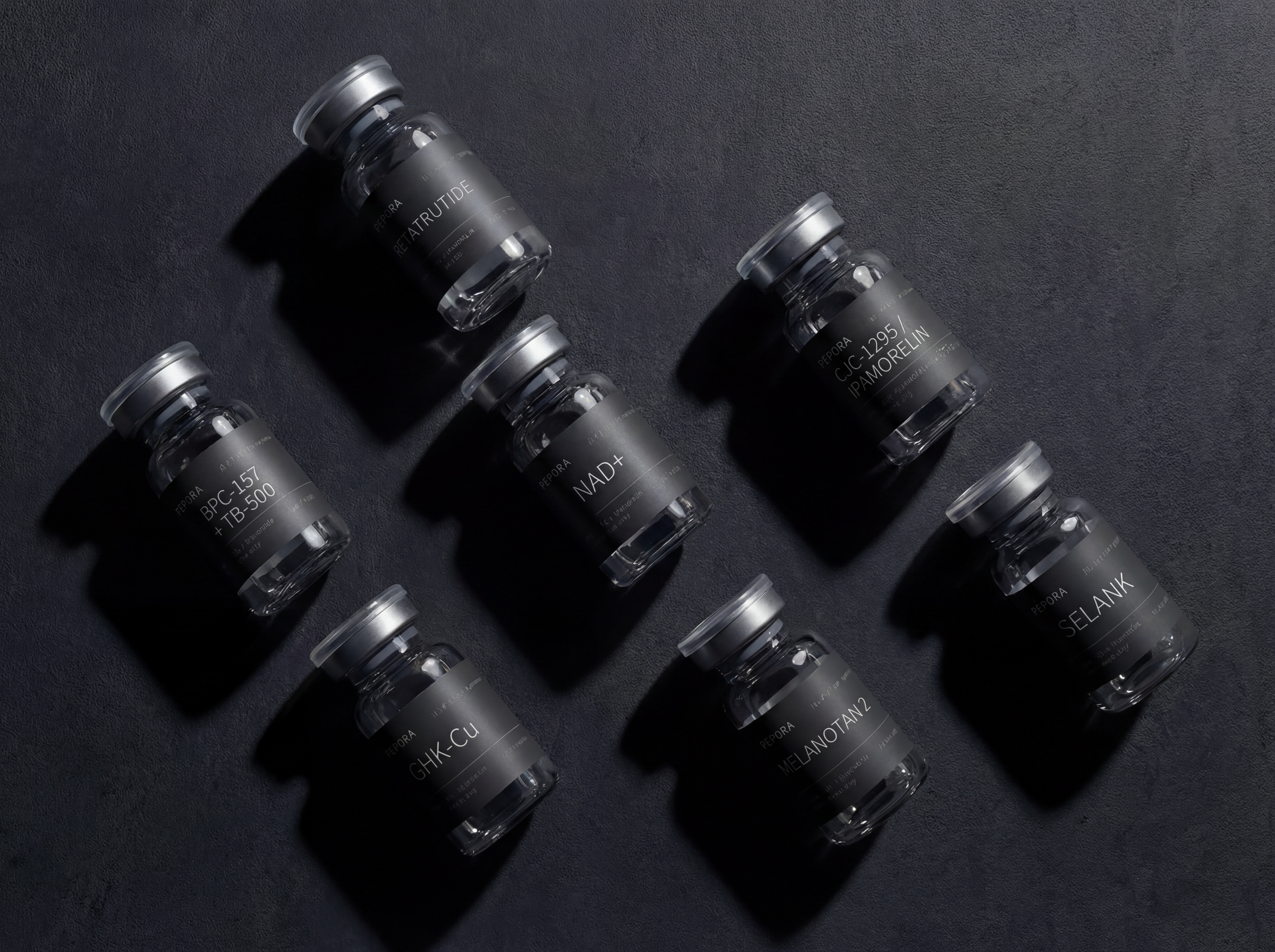 Pepora research peptide vials